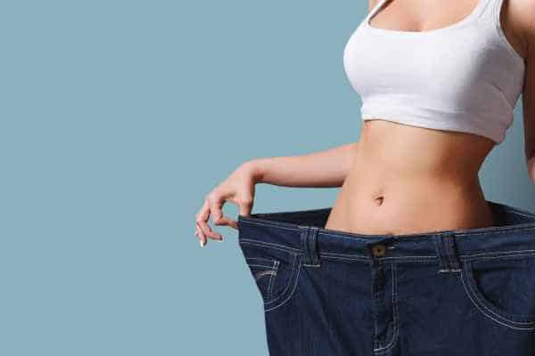 woman after fat reduction treatment Surbiton