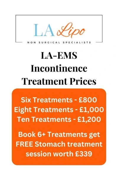 LA-EMS Incontinence Treatment Prices Surbiton