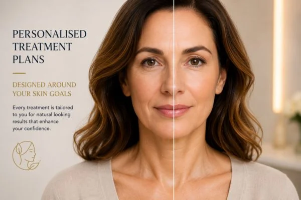 Before and after results of Collagen Lift Therapy Surbiton