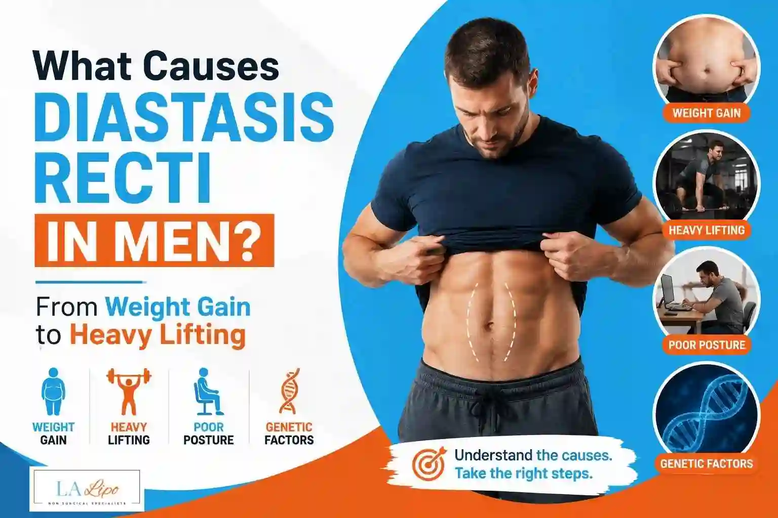 What Causes Diastasis Recti in Men? From Weight Gain to Heavy Lifting Surbiton